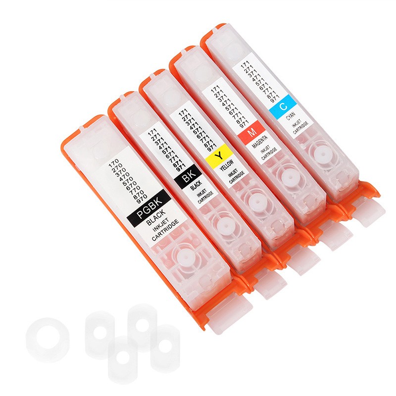Cartuse reincarcabile pentru Canon PGI-570 CLI-571 - imagine 5